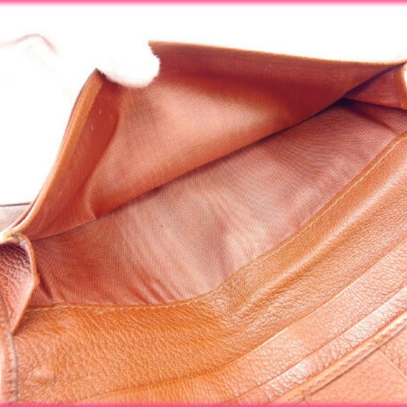 Salvatore Ferragamo Wallet Purse Long Wallet Brown Woman Authentic Used Y1085 - Picture 4 of 6